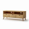 Rack 3 Cajones Madera - Linea Dublin Marrón