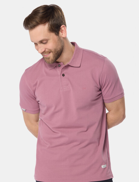 REMERA POLO PIQUE LISA Rosado