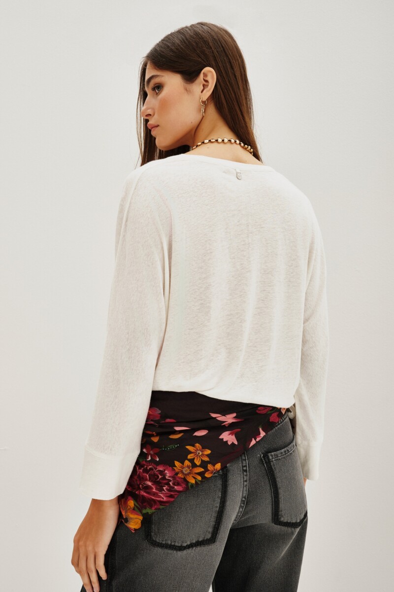 Remera Ueda Plain Crudo