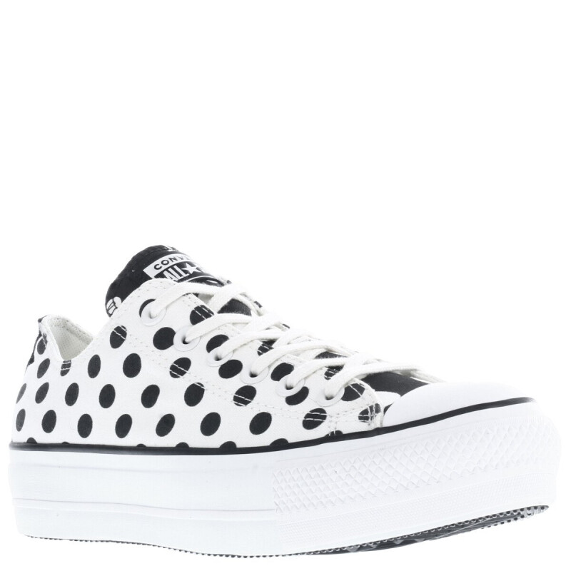 Championes Unisex Converse Chuck Taylor Lift Blanco - Negro