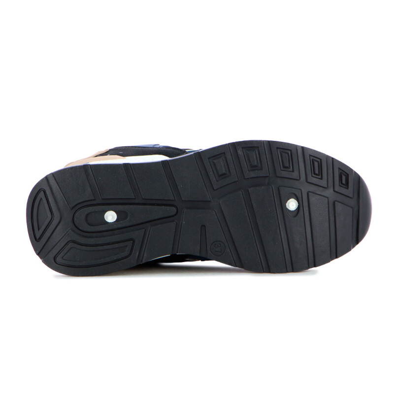 Championes Austral Teen Ushuaia Negro Gris Negro-gris