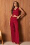 Pantalon Pantalona Beatrice Bordeaux