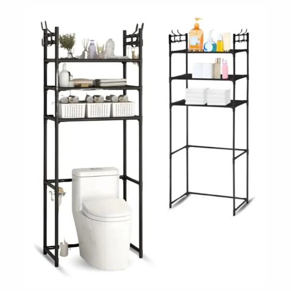 ESTANTE SOBRE INODORO PLASTICO - NEGRO 47 X 26 X 1.55 ESTANTE SOBRE INODORO PLASTICO - NEGRO 47 X 26 X 1.55