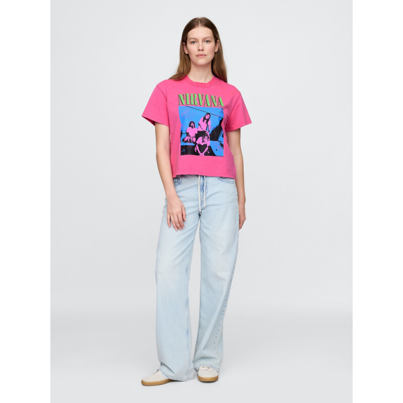 GRAPHICS 3PL - MUSIC TEES STANDOUT PINK