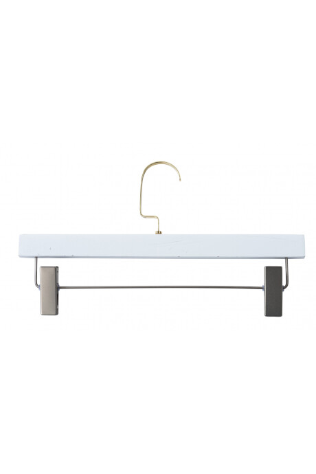 Percha Para Pantalones Bl Con Dorado - Adulto Percha Para Pantalones Bl Con Dorado - Adulto