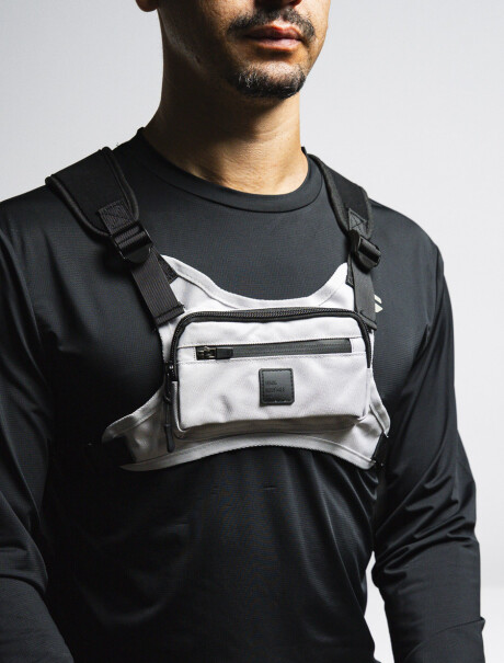 Bolso de Pecho Táctico Gris