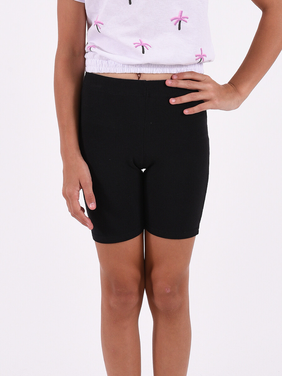 BIKER BASICA GIRL - NEGRO 