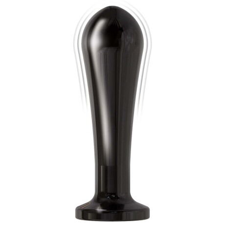 Plug Anal Vibrador con Control Ass-Sation Metal Negro