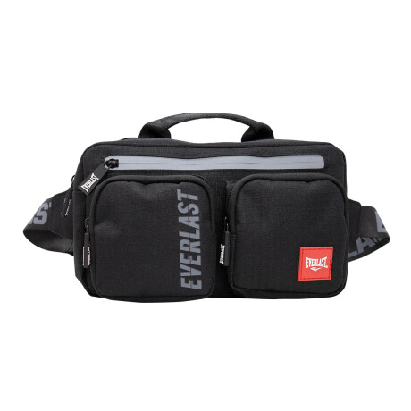 Bolso Riñonera Bandolera Everlast Varios Bolsillos Negro