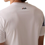 Fila Remera manga corta Flag Hombre - Blanco/Azul granito Blanco-Azul Piedra