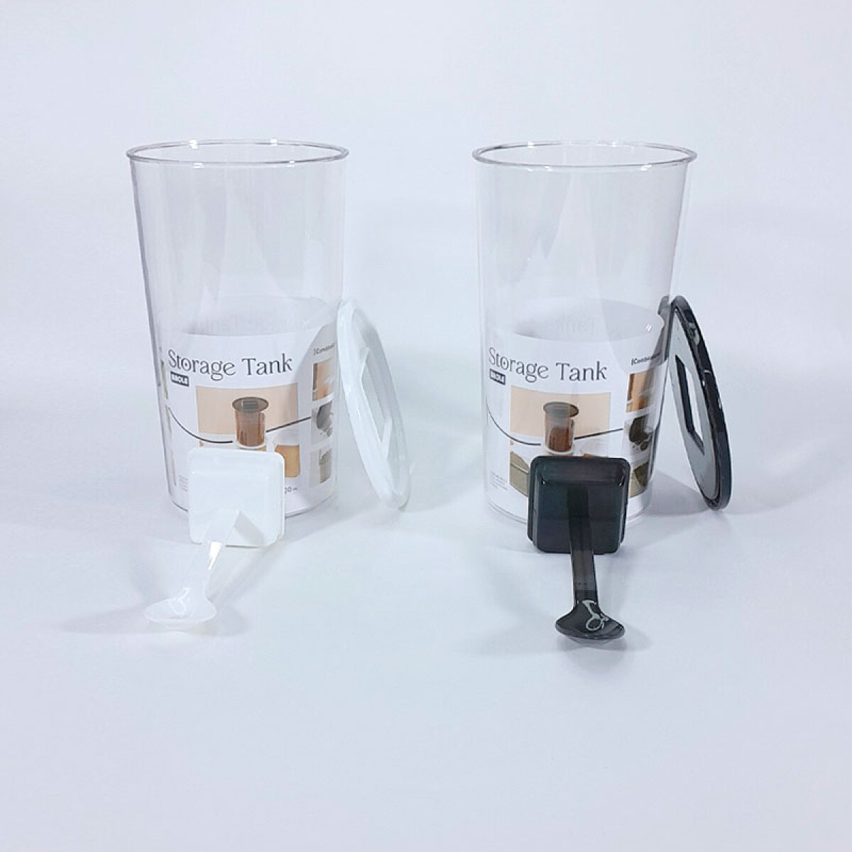 Frasco contenedor hermético con cuchara 1200ml - Frasco Contenedor Hermético Con Cuchara 1200ml 