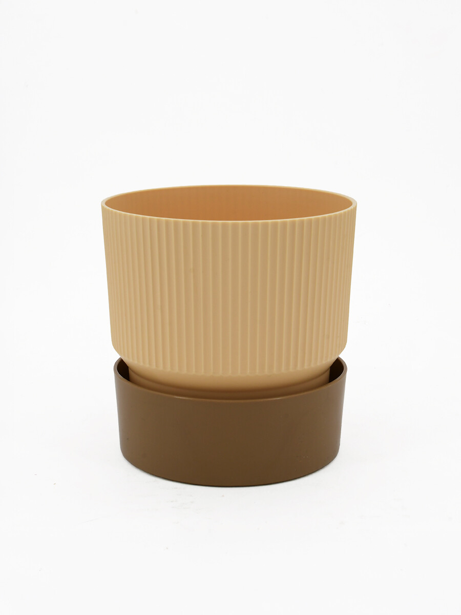 MACETA IXORA - BEIGE 