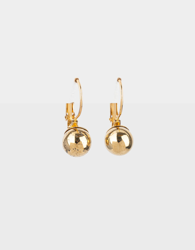 Aros Argollas De metal Aros Cortos De Metal - Dorado