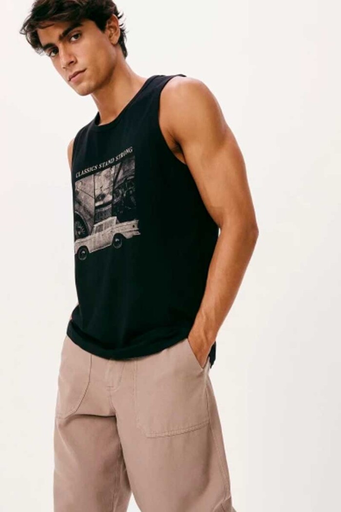 Musculosa Hering 4ADD Negro