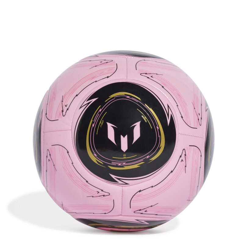 Pelota Adidas Messi Club Rosa - Negro