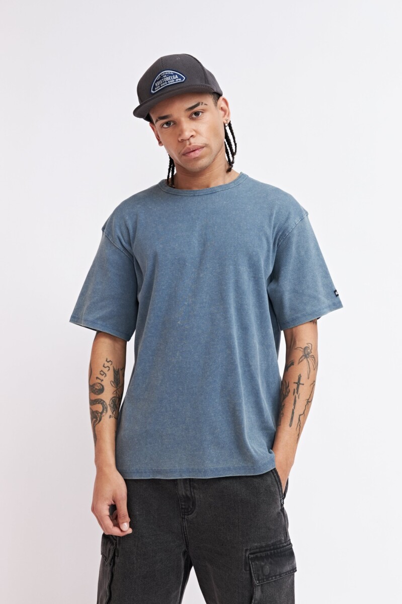 REMERA LOMBOX - AZUL 