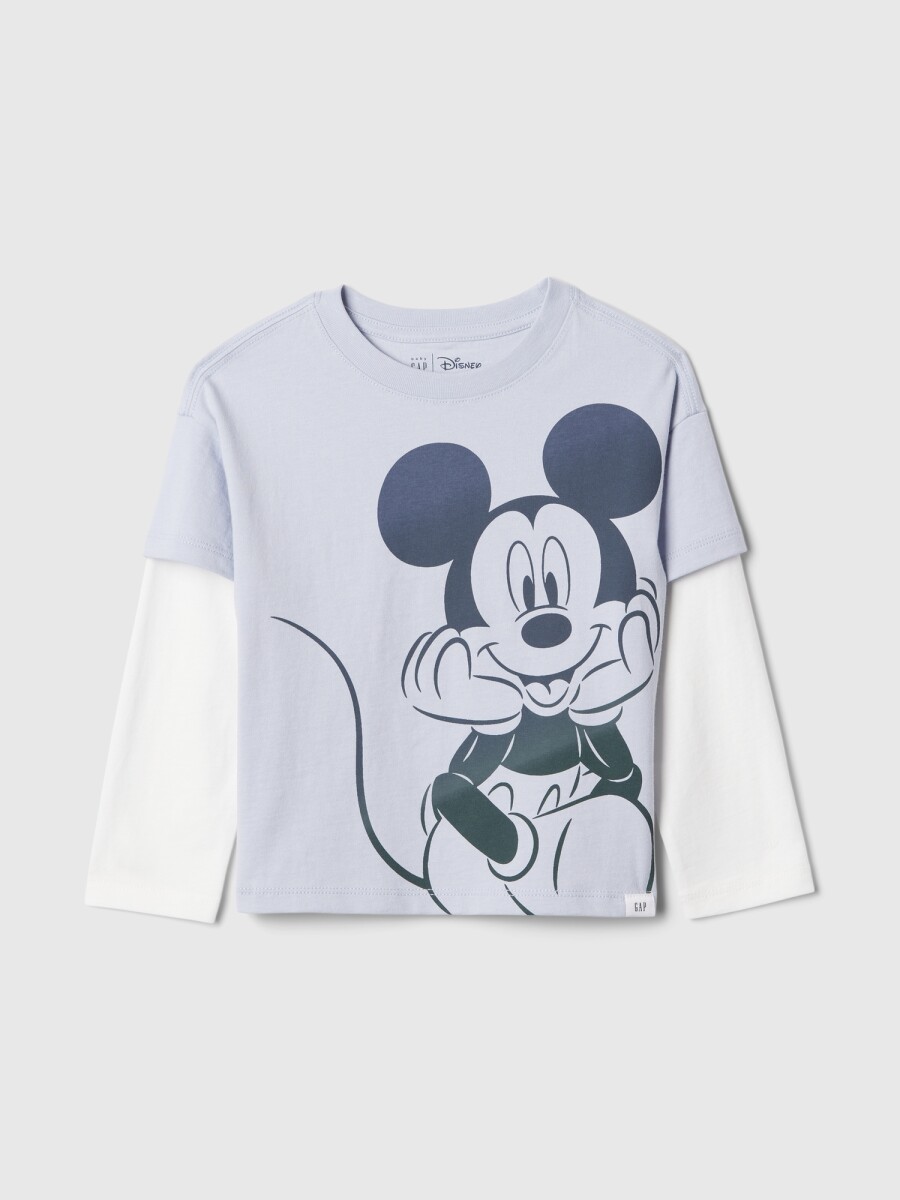 Remera Gráfico Manga Larga Toddler Niño - Jet Stream Blue 337 