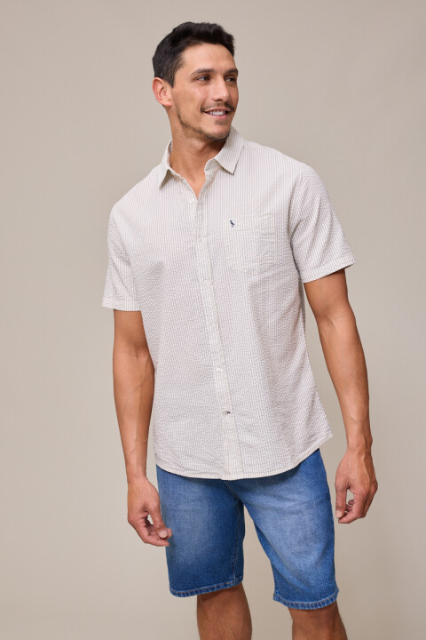 CAMISA M/C ESTURA POLANCO Celeste