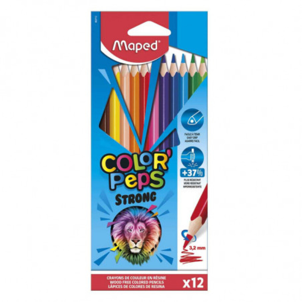 Lápices De Colores Maped x12 Peps Strong #Lápices De Colores Maped x12 Peps Strong