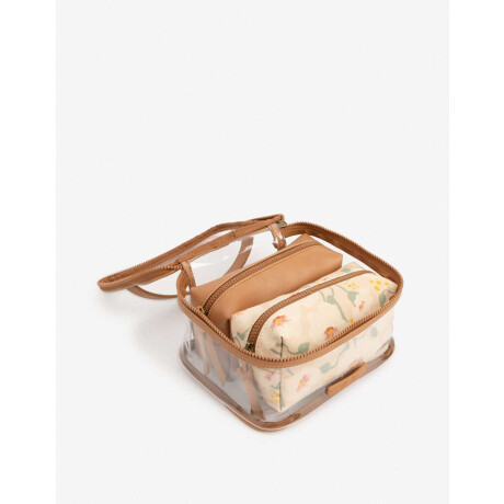 Porta Cosméticos Estampado Flores