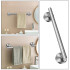 Set De Accesorios Para Baño Juego 5 Piezas Acero Inoxidable IMBACK Color Plateado Set De Accesorios Para Baño Juego 5 Piezas Acero Inoxidable IMBACK Color Plateado