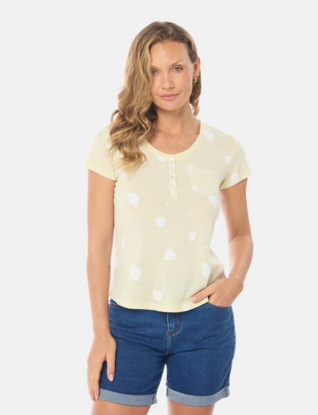 REMERA ESTAMPADA Amarillo