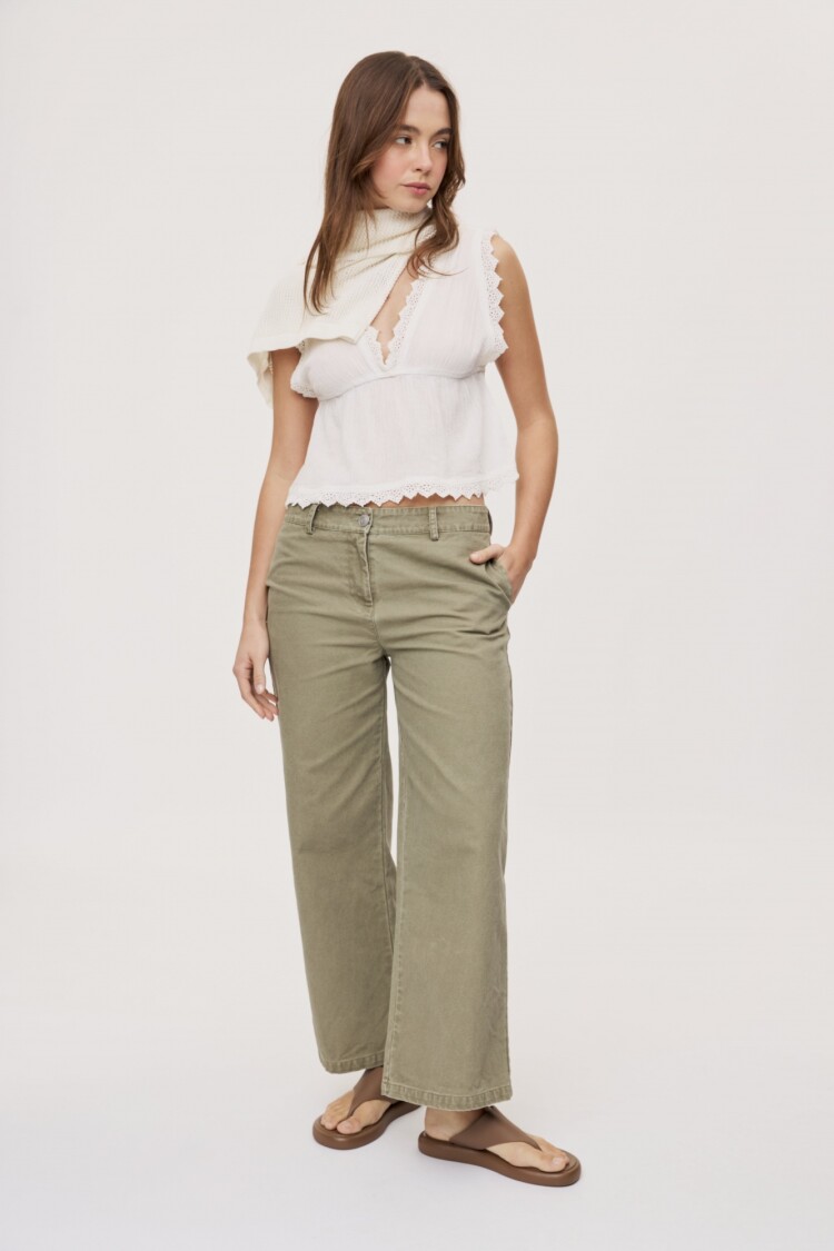 PANTALÓN ROCHA Verde Seco