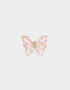 Anillos Medianos y Grandes Con Mariposas Anillo De Mariposa - Dorado