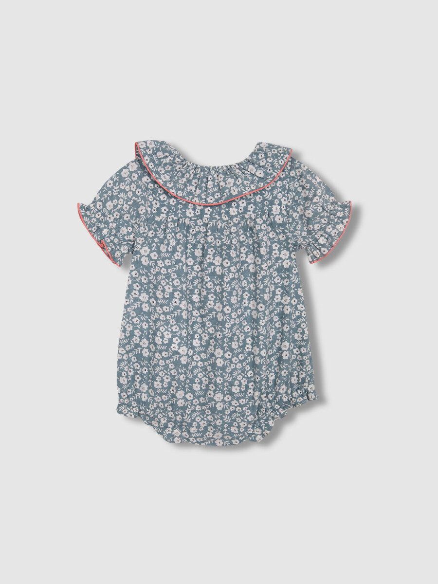 Pijama Flores Verde