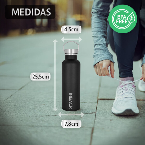 Botella Termica Agua Termo 750ml Acero Inoxidable Doble Capa Botella Termica Agua Termo 750ml Acero Inoxidable Doble Capa