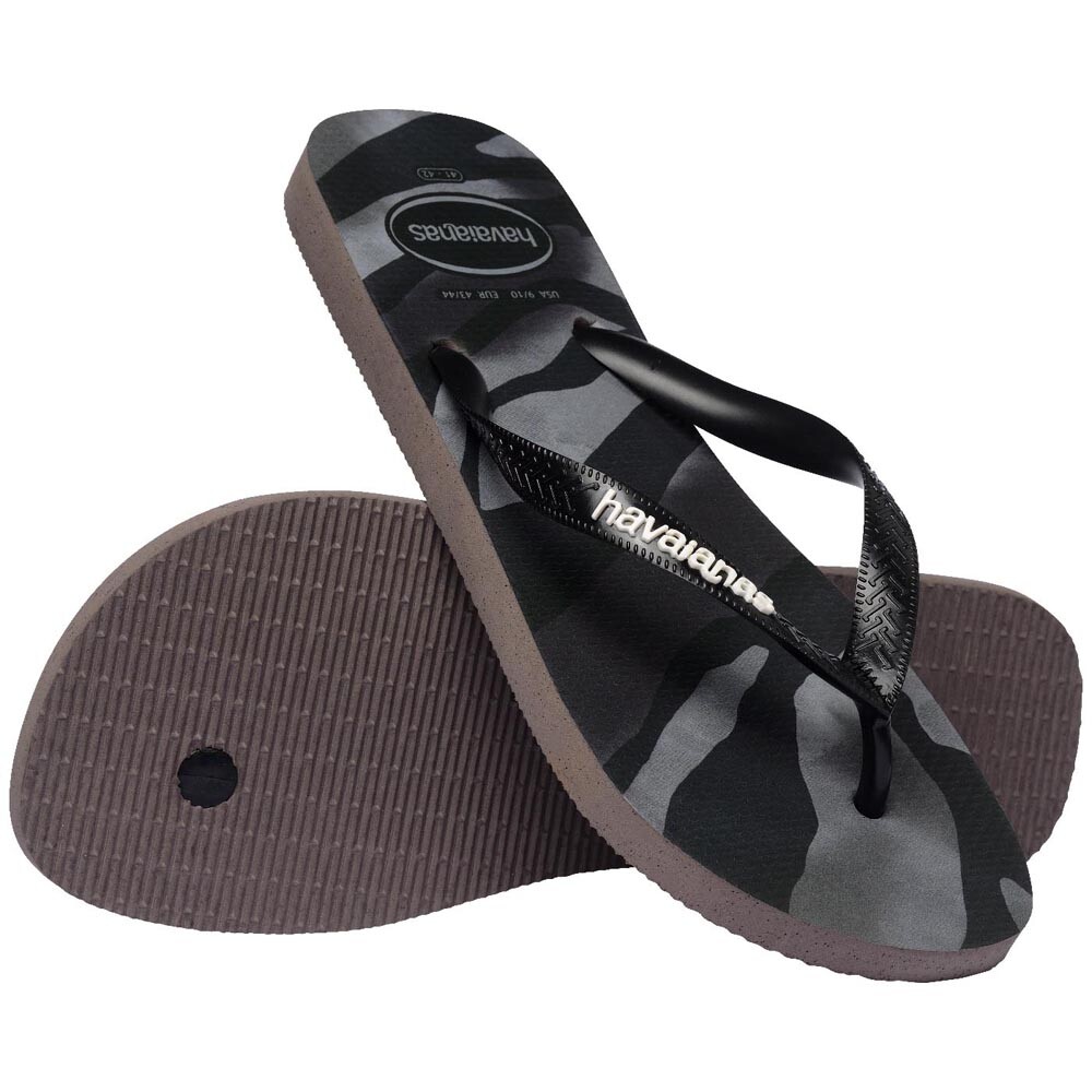 Sandalias Havaianas Top Camu Hombre Gris Niebla