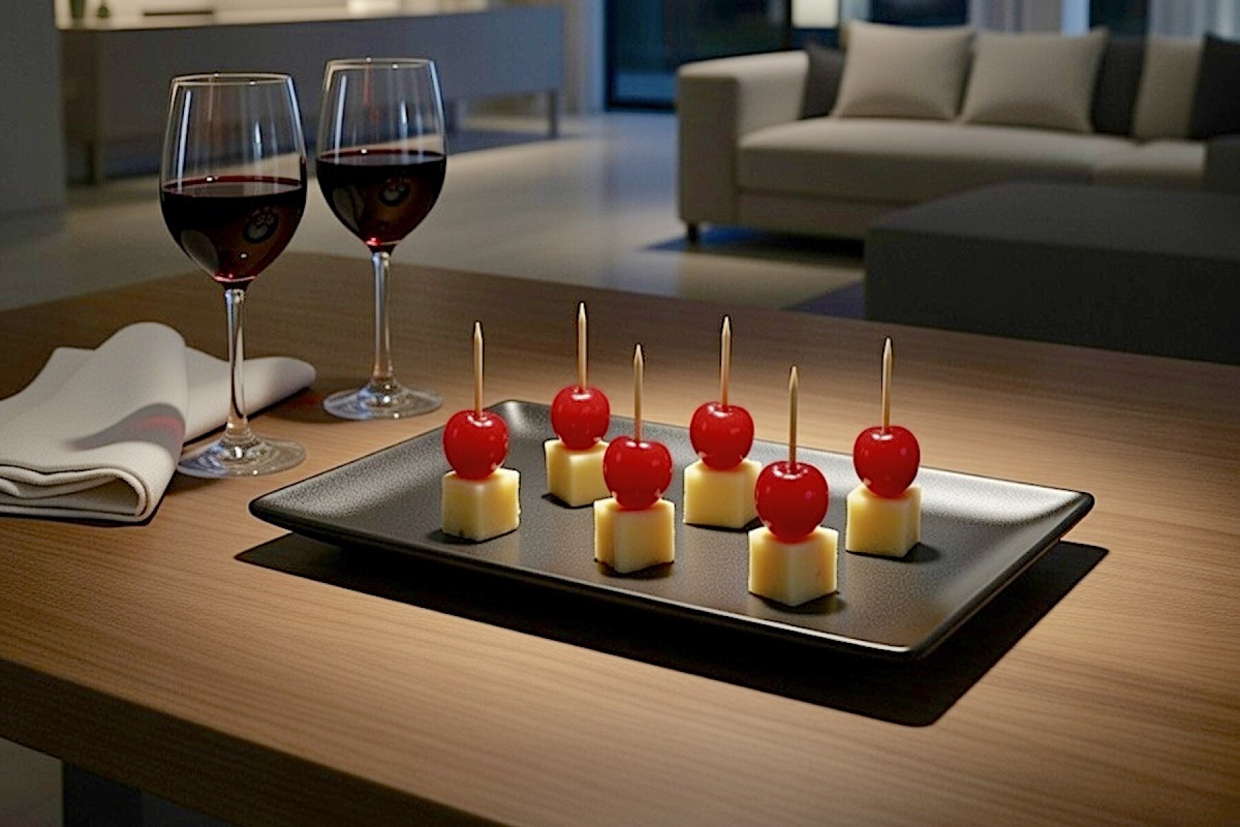 6 Quesitos con Cereza 