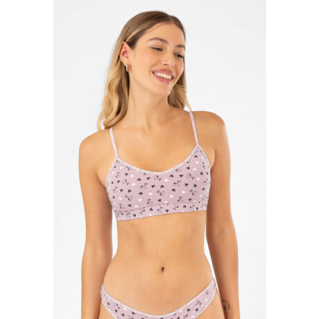 Bralet snoopy comfort Lilac