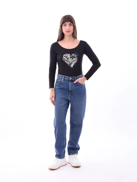 REMERA NEW YORK NEGRO