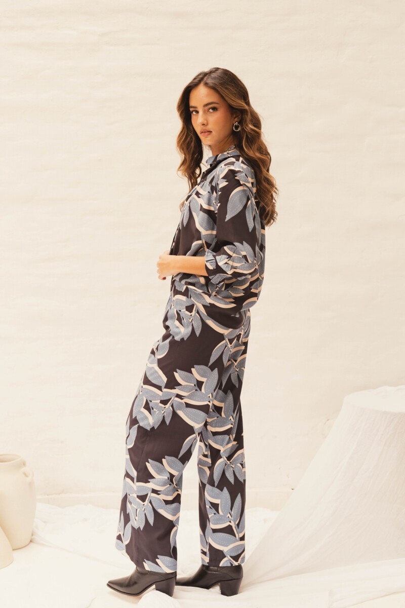 CAMISA EMILY TURQUOISE FOLIAGE PARADISE CAMISA EMILY TURQUOISE FOLIAGE PARADISE