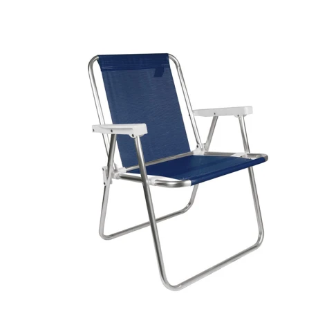Silla MOR Aluminio SANNET Alta Azul Marino