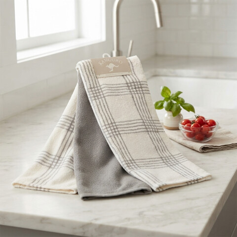 Pack x 3 Repasadores Kanguro 32 x 56 cm GRIS