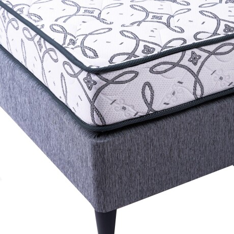 SOMMIER 1 PLAZA ESPUMA ALTA DENSIDAD VANILA 17 CM ALTURA