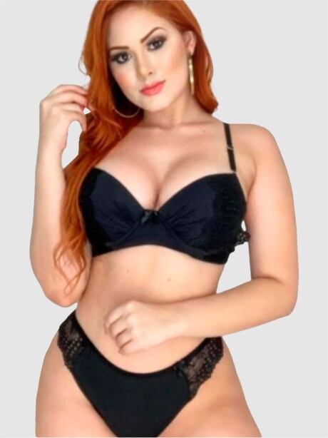 Conjunto Margareth Negro