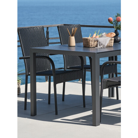 Mesa De Jardin Maderup A90Xl150 Negro