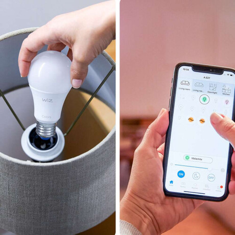 Lampara Bulbo Led Wiz Rgbw Con Wifi 8-9W, Pase E27