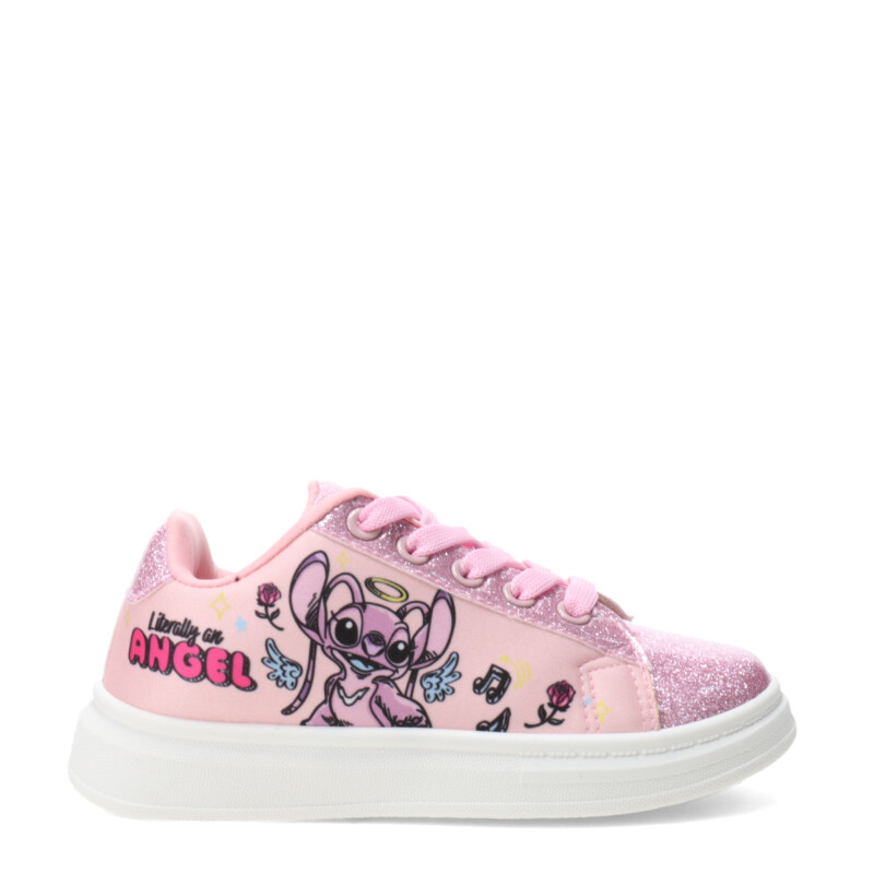 Championes Infantiles Disney Stich Angel Rosado