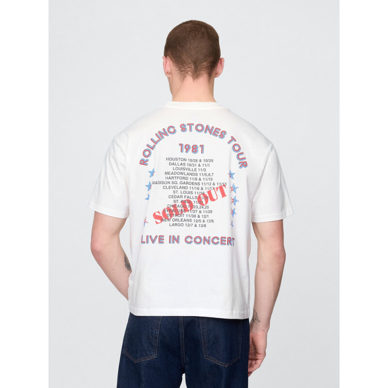 3PL APR - ROLLING STONES CROP NEW OFF WHITE V2