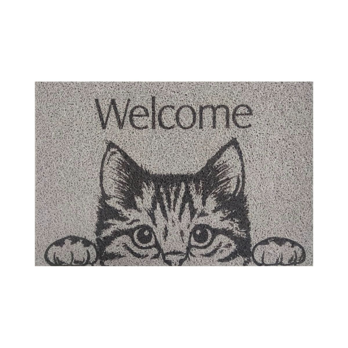 Felpudo Vinil Pet Welcome Cat 60x40cm Kapazi 