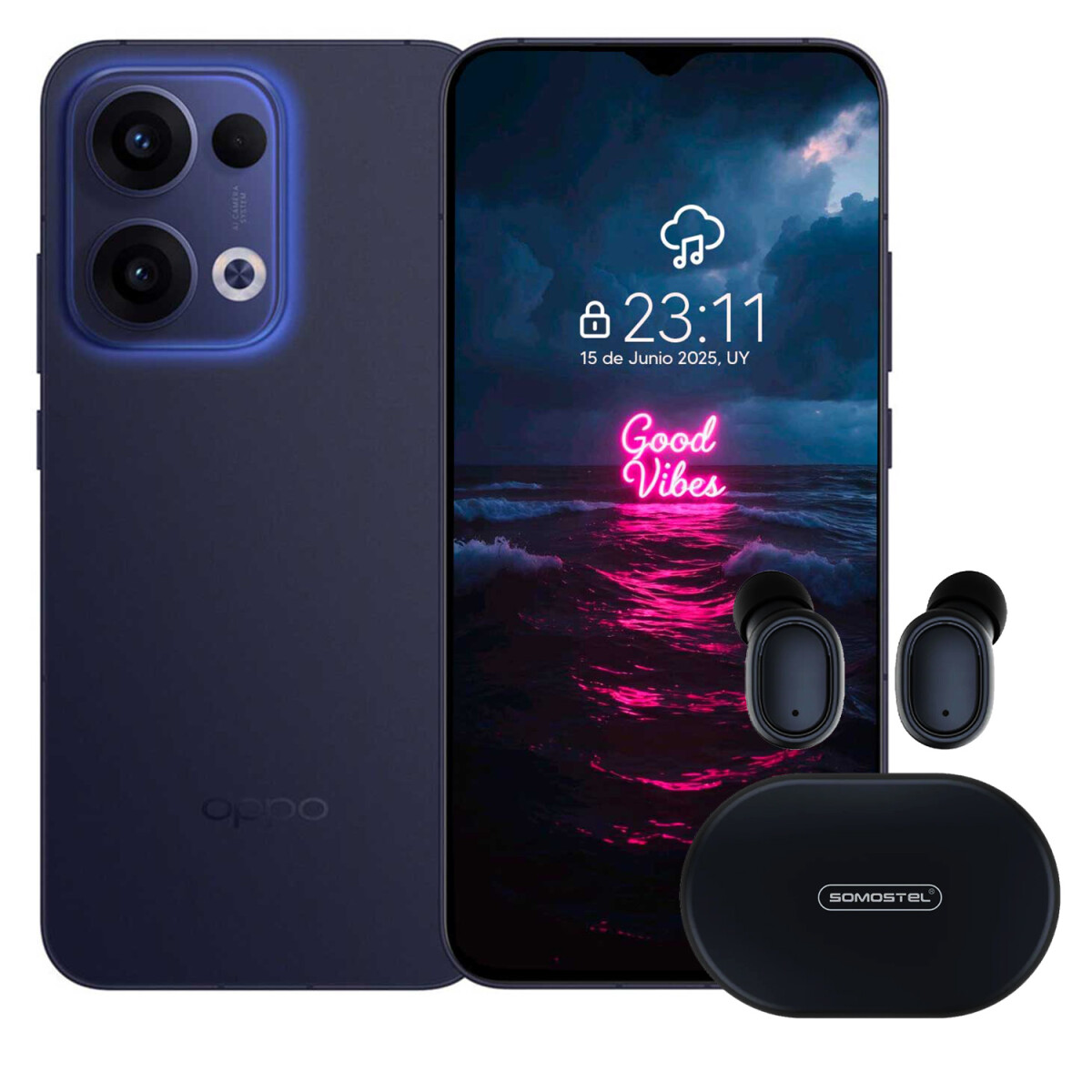 Oppo Reno13 12/256gb 5g + Regalo - PK OPPO RENO 13 12/512 AZUL + REGALO 