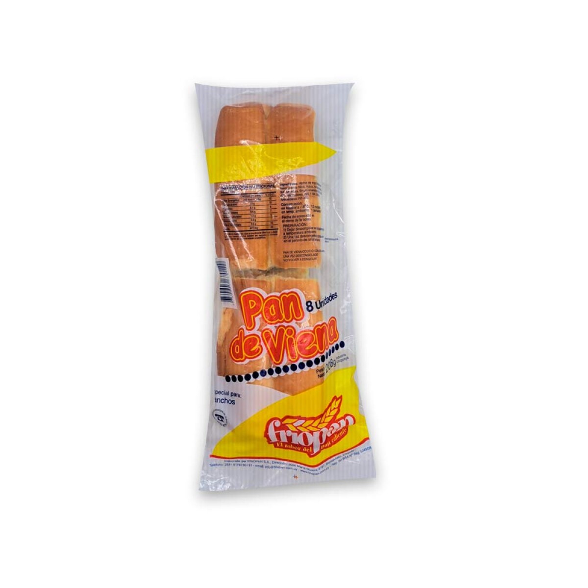 Pan De Panchos Frio Pan X 8 Unid 