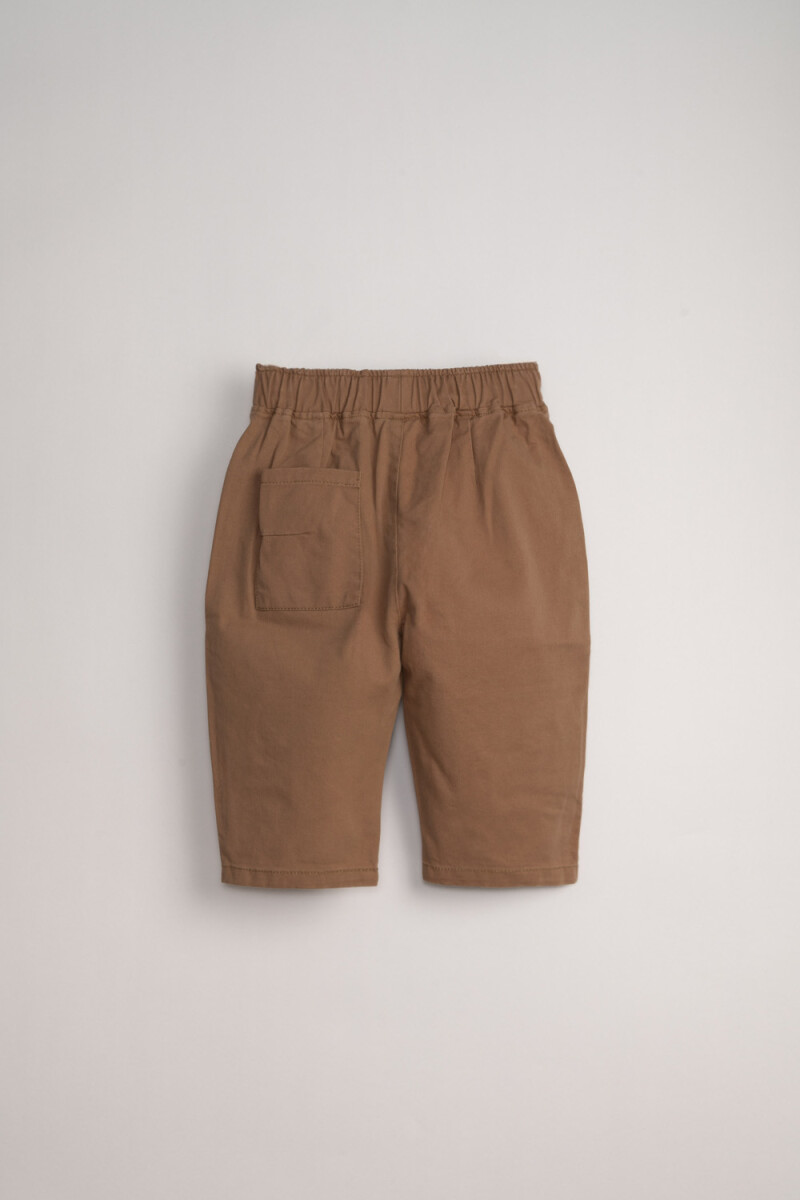 Pantalón bolsillo Marrón