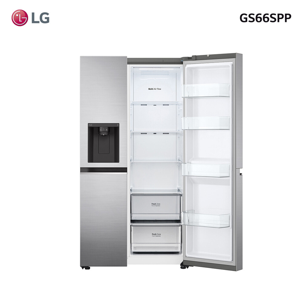 HELADERA LG 637-LITROS GRIS GS66SPP