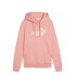 Canguro de Mujer Puma Logo Hoodie Rosado Salmon