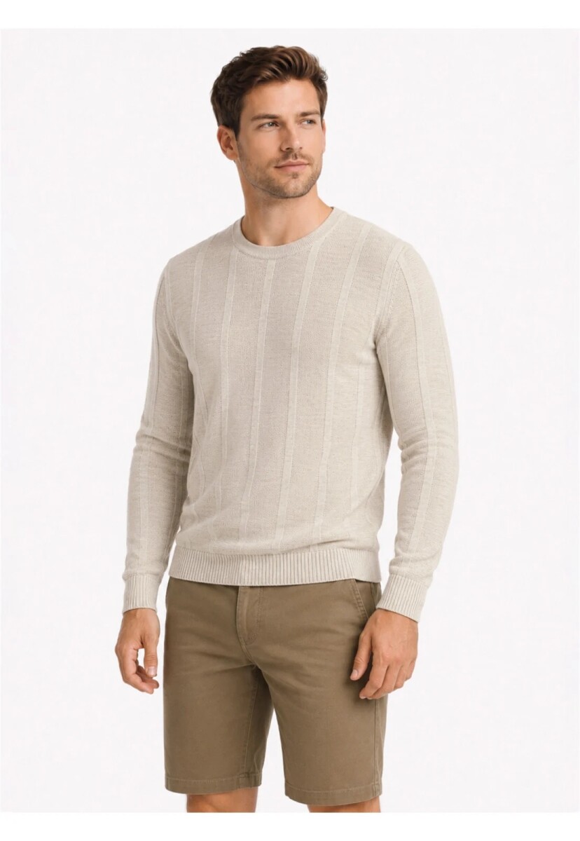 Sweater Arrow a la Base - BEIGE 